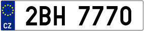Truck License Plate